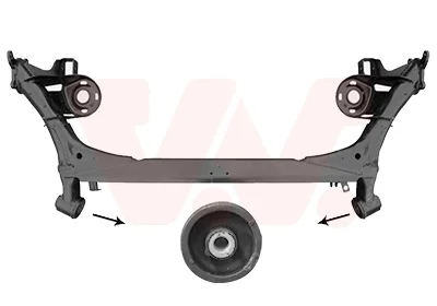 Балка задньої підвіски VAG (вир-во) Van Wezel 5880629