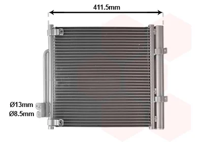 Конденсор кондиціонера TESLA MODEL S 11/13+  Van Wezel 69015701