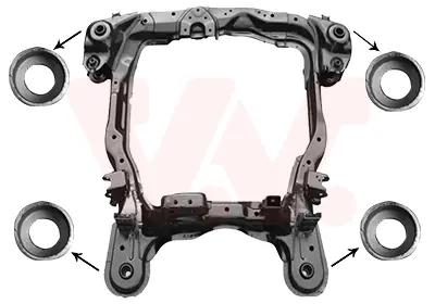 Підрамник передній HYUNDAI TUCSON/ KIA SPORTAGE 04>10 (вир-во) Van Wezel 8267690 (фото 1)