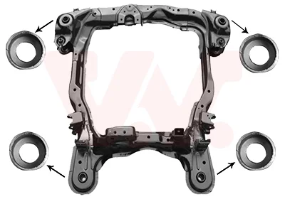Підрамник передній HYUNDAI TUCSON/ KIA SPORTAGE 04>10 (вир-во) Van Wezel 8267690