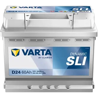 Акумулятор 12В 60Агод./540А (EN) Dynamic SLI (R+ стандартні клеми) 242x175x190 B13 - монтажний фланець 10.5мм (пусковий) VARTA 560408054K262