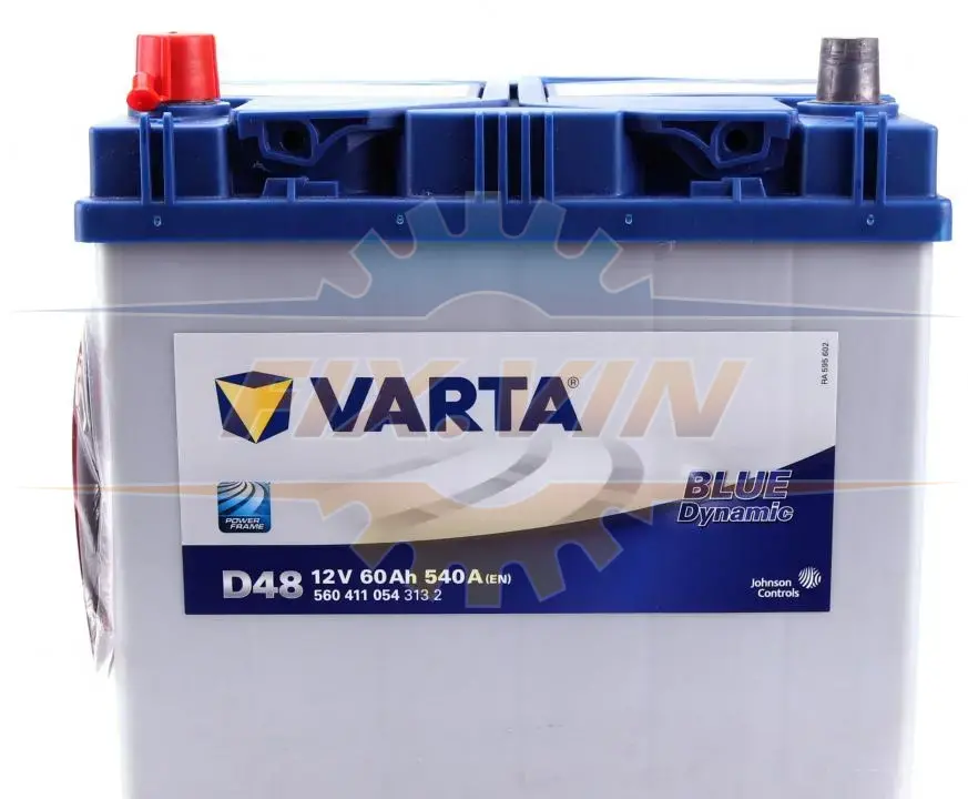Акумуляторна батарея 60Ah/540A (232x173x225/+L/B00) Blue Dynamic D48 Азія VARTA 560411054 3132 (фото 1)