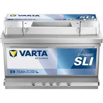 Акумулятор 12В 70Агод./640А (EN) Dynamic SLI (R+ стандартні клеми) 278x175x175 B13 - монтажний фланець 10.5мм (пусковий) VARTA 570144064K262