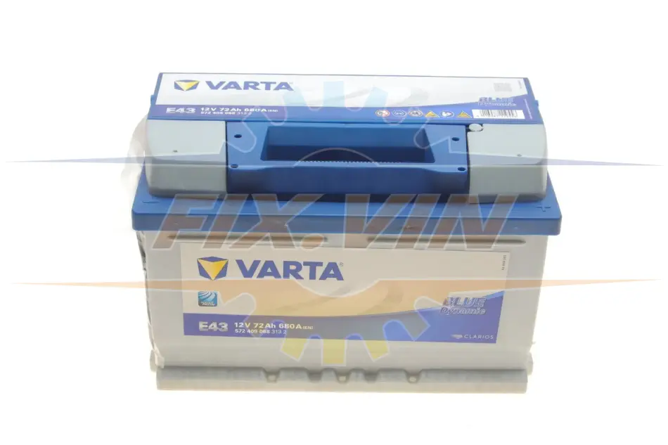 Стартерна батарея (акумулятор) VARTA 572409068 3132 (фото 1)