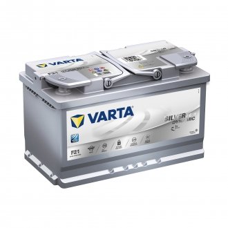 Акумулятор 80Ah-12v Start-Stop Plus AGM (315х175х190), R, EN 800 VARTA 580 901 080 (фото 1)