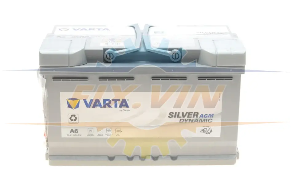 Акумуляторна батарея 80Ah/800A (315x175x190/+R/B13) (Start-Stop AGM) Silver Dynamic A6 VARTA 580901080 J382 (фото 1)