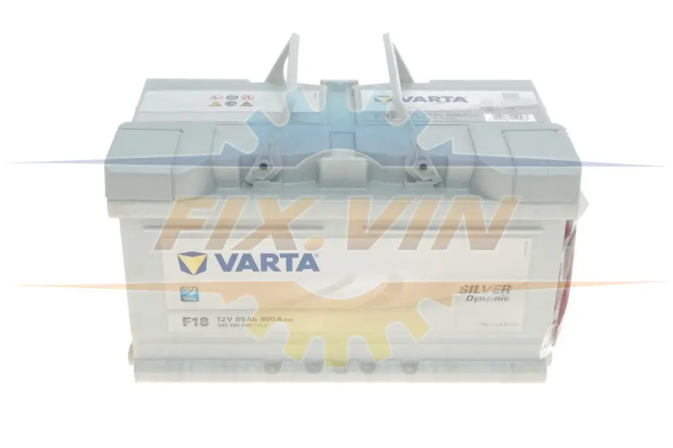 Акумуляторна батарея 85Ah/800A (315x175x175/+R/B13) Silver Dynamic F18 VARTA 585200080 3162 (фото 1)