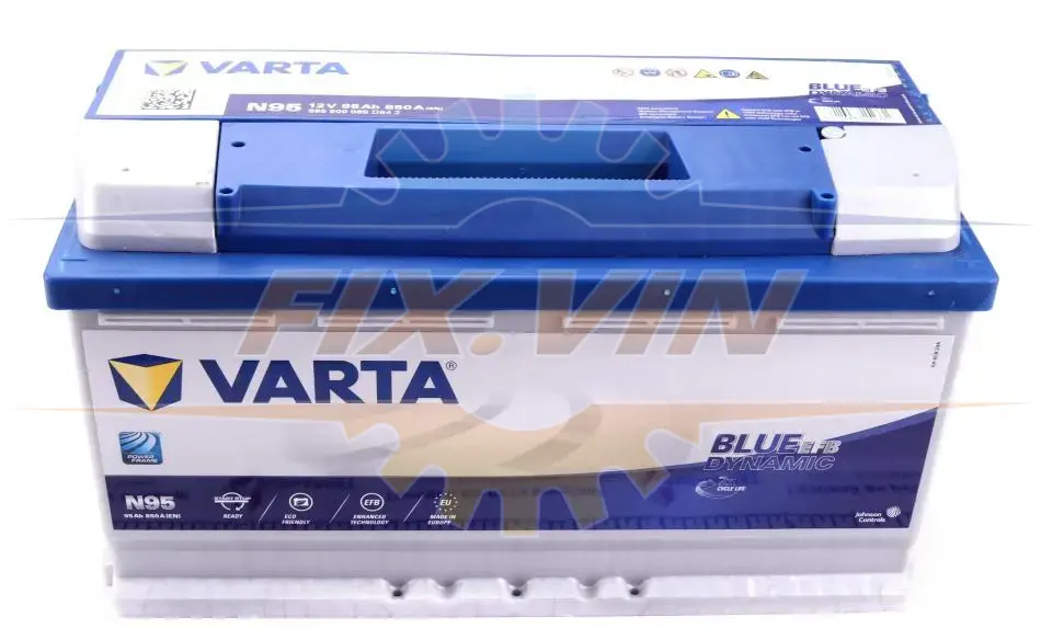 Стартерна батарея (акумулятор) VARTA 595500085 D842 (фото 1)