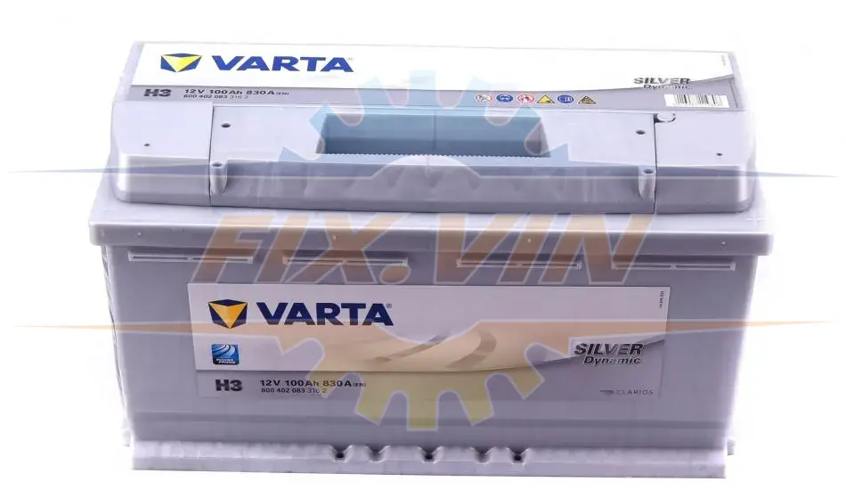 Стартерна батарея (акумулятор) VARTA 600402083 3162 (фото 1)