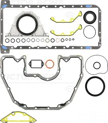 A_Комплект прокладок масляного піддону BMW 5(E60),6(E63),7(E65,E66),X5(E70) 3,6-4,0-4,8-6,0 N62,N73 VICTOR REINZ 083406701 (фото 1)