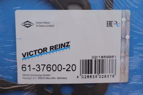 Прокладка головки циліндра VICTOR REINZ 613760020