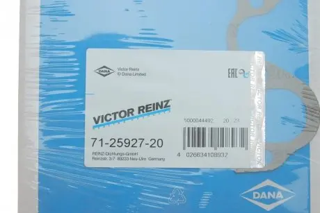 Прокладка колектора двигуна арамідна VICTOR REINZ 71-25927-20