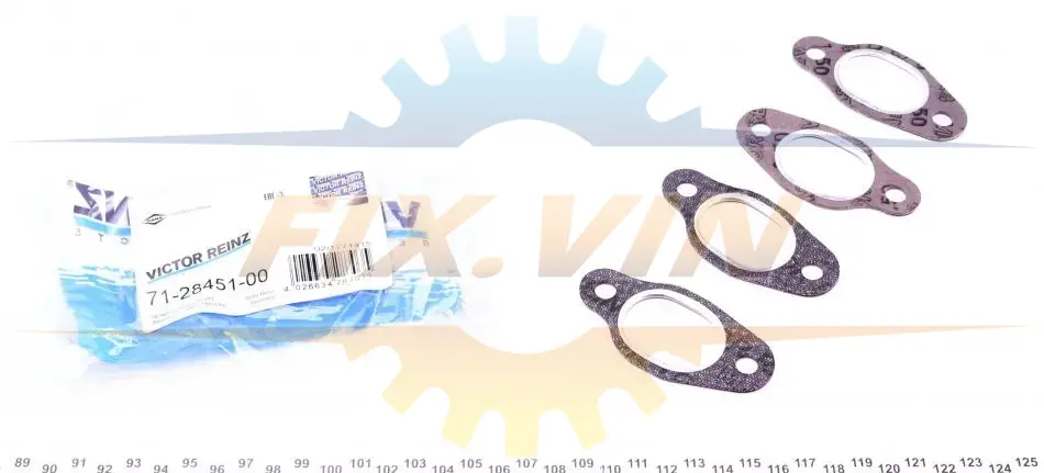 Прокладка випускного колектора AUDI/SKODA/VW 1,8-2,0 -02 VICTOR REINZ 71-28451-00 (фото 1)