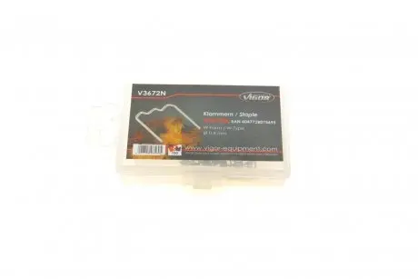 Скоби W-профіль (0,8 мм) VIGOR V3672N