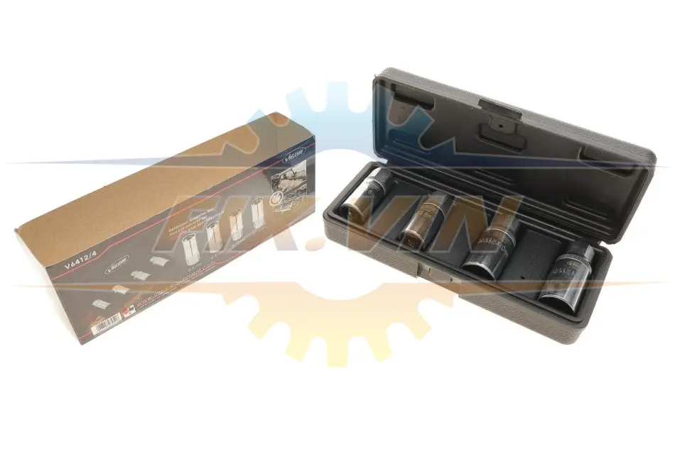 Набір головок 6-ти гранних 1/2" (6/ 8/ 10/ 12 mm) VIGOR V6412/4 (фото 1)