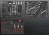 Візок з інструментами 7 секцій 219 од. (чорний) Vigor Black Edition VIGOR V8000-BE (фото 3)