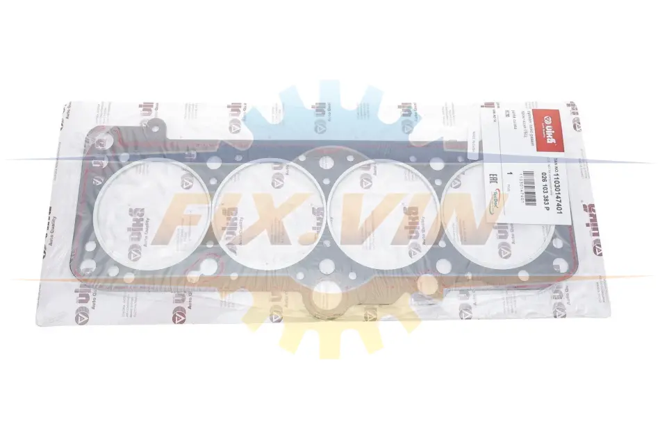 Прокладка головки (асбест) VW Golf (82-98),Jetta (82-92),Passat (82-97)/Audi 100 (83-93),80 (82-96) VIKA Vika 11030147401 (фото 1)