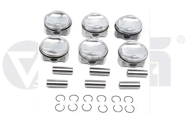 Комплект поршнів 3,0 TFSI 6PCS/SET Vika 11071698201 (фото 1)