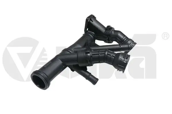 Термостат з корпусом SkodaOctavia (13-18) / VW Caddy (16-), Golf (13-17), Jetta (15-), Pasat (13-16), Sharan (16-), Tiguan (12-17) ) VIKA Vika 11211802801 (фото 1)