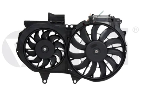 Вентилятор радіатора у зборі Audi A4/Seat Exeo (00-13) 320W, 400мм, 200W, 300мм Vika 11211894301