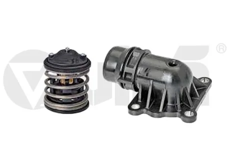 Термостат з кришкою 87°C BMW 1, 3, 5, 7 X1, X3, X5, X6 1.6D, 2.0D, 3.0D (07-17) Vika 19773101