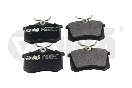 Гальмівні колодки задні дискові VW Polo, Passat, Jetta, Golf / Audi A4/ Peugeot / Renault / Citroen VIKA Vika 66981100801