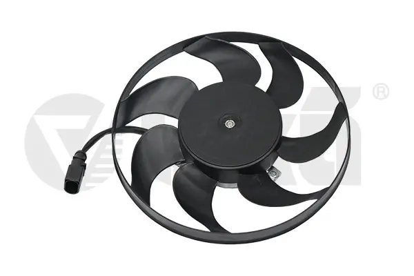 Вентилятор радиатора 150W Skoda Fabia (11-15), Octavia (04-08)/VW Caddy (04-11), Golf (04-09), Passat (06-11)/Audi A3 (04-13) VIKA Vika 99590014201 (фото 1)