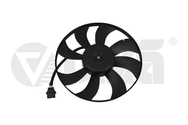 Вентилятор радіатора 100W Skoda Fabia (00-04,05-10), Roomster (06-10)/VW Polo (02-10)/Seat Ibiza (02-05,06-10) VIKA Vika 99590015601 (фото 1)
