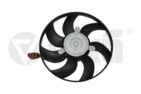 Вентилятор радиатора 150W (малый) Skoda Fabia (06-14),Octavia (04-13)/VW Golf (97-05,07-14)/Seat Ibiza (02-09) VIKA Vika 99590332401 (фото 1)