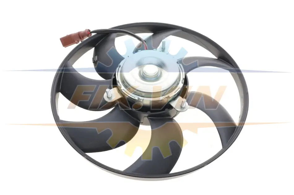 Вентилятор радиатора 200W Skoda Octavia (04-08,09-13), Superb (08-13,14-)/VW Passat (06-07)/Audi A3 (04-13) VIKA Vika 99590789801 (фото 1)