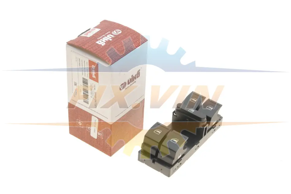 Кнопка склопідіймача (L) VW Passat/Golf 05-14 (блок) Vika 99591047301 (фото 1)