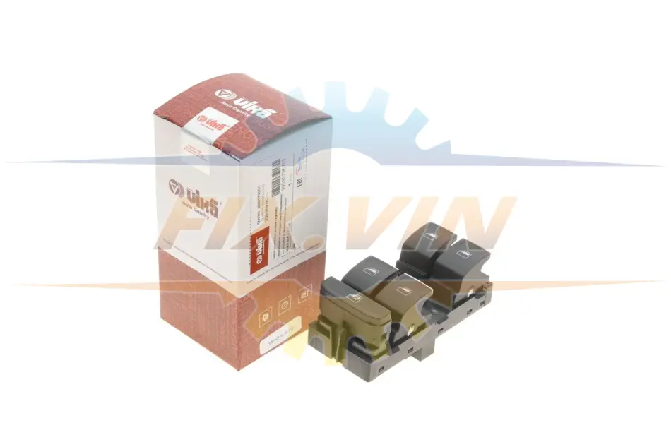 Кнопка склопідіймача (L) VW Golf/Passat 14- (блок) Vika 99591796701 (фото 1)