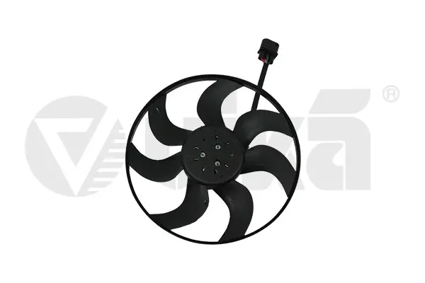 Вентилятор радіатора Skoda Fabia (11-15), Rapid (12-)/VW Polo (10-18)/Audi A1 (11-18)/Seat Ibiza (09-17), Toledo (13-16) VIKA Vika 99591802801 (фото 1)
