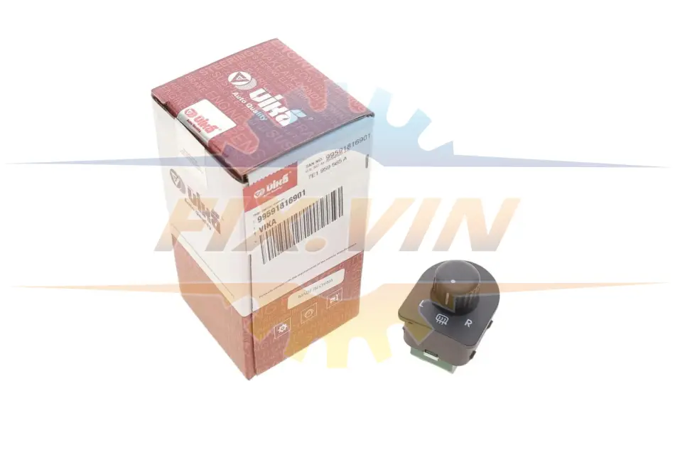 Кнопка регулювання дзеркал VW T5/T6/Fox 03- Vika 99591816901 (фото 1)
