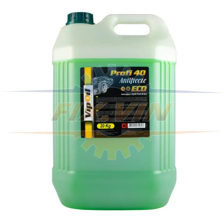 Антифриз VipOil ECO Profi 40 (зелений), 20кг VIPOIL 701249 (фото 1)