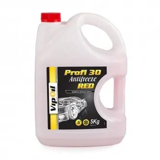 Антифриз VipOil Profi 30 Red (червоний) 5кг х4 VIPOIL 701390