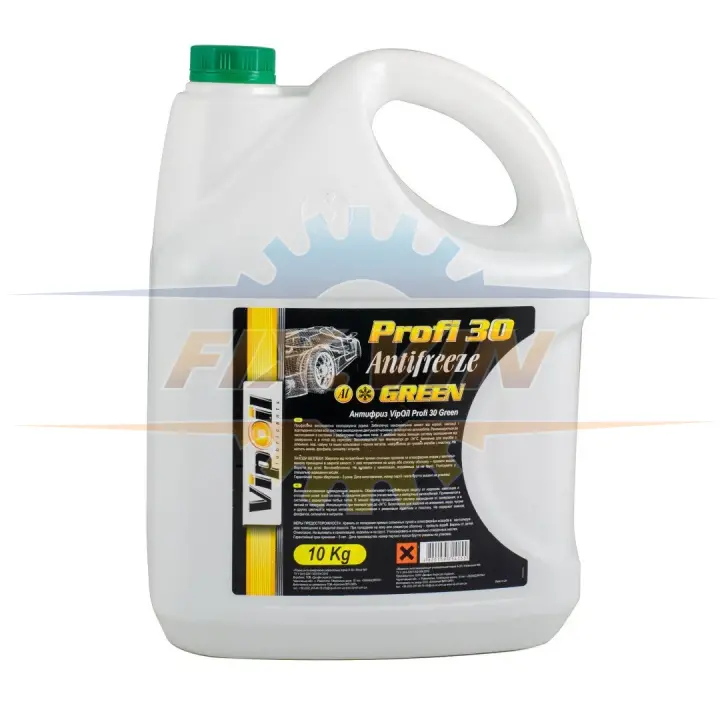Антифриз VipOil Profi 30 Green (зелений) 10кг х2 VIPOIL 701394 (фото 1)