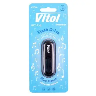 Освіжувач повітря Vitol Flash Drive Blue Ocean VITOL VFD01