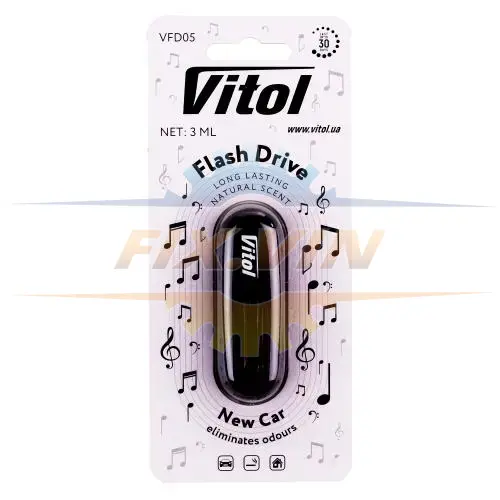 Освіжувач повітря Vitol Flash Drive New car VITOL VFD05 (фото 1)
