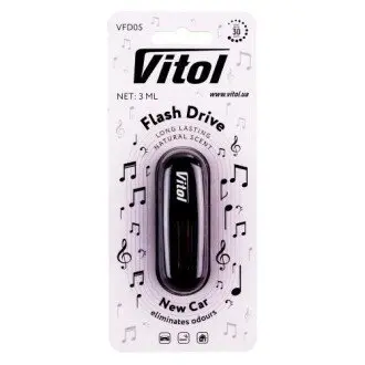 Освіжувач повітря Vitol Flash Drive New car VITOL VFD05