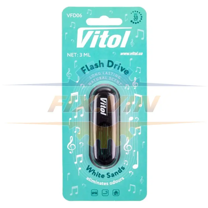 Освіжувач повітря Vitol Flash Drive White Sands VITOL VFD06 (фото 1)