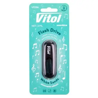 Освіжувач повітря Vitol Flash Drive White Sands VITOL VFD06