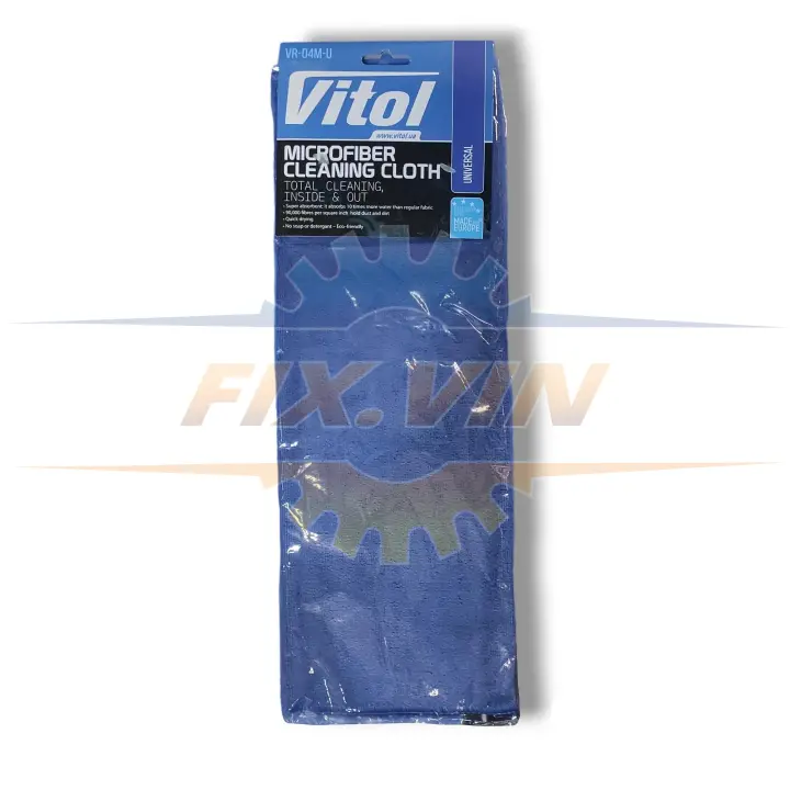 Серветка мікрофібра універс. 40х40см/синя VR04MU VITOL VR-04M-U (фото 1)