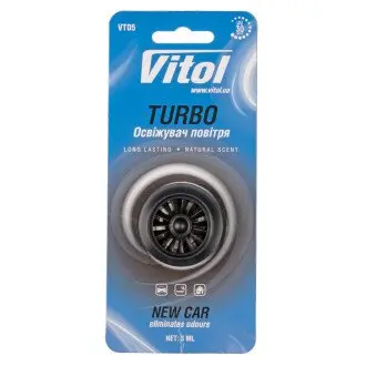 Освіжувач повітря Vitol Turbo New car VITOL VT05