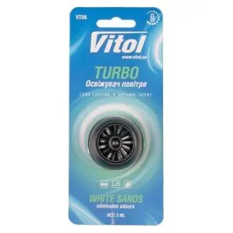 Освіжувач повітря Vitol Turbo White Sands VITOL VT06