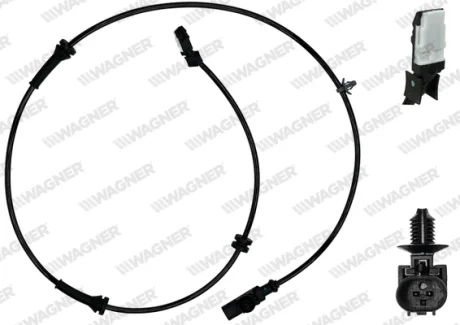 NISSAN датчик ABS передн. Note, Micra 02- WAGNER ABS00156
