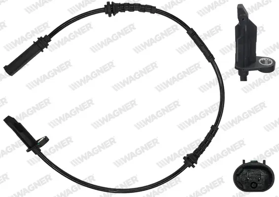 Wagner Датчик, кількість обертів колеса WAGNER ABS00162 (фото 1)