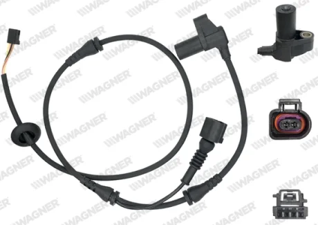 VW датчик ABS передн. Audi A4 00- WAGNER ABS00239