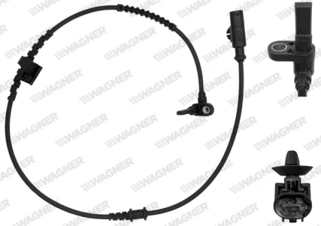 OPEL Датчик ABS MERIVA B VAN 1.3, 1.4, 1.6, 1.7 13- WAGNER ABS00302