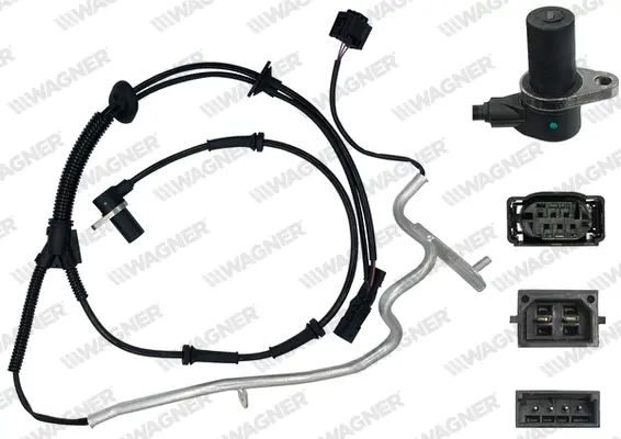 VW Датчик ABS PASSAT B5 1.9 TDI 97-00, PASSAT B5.5 2.0 00-05 WAGNER ABS00307 (фото 1)